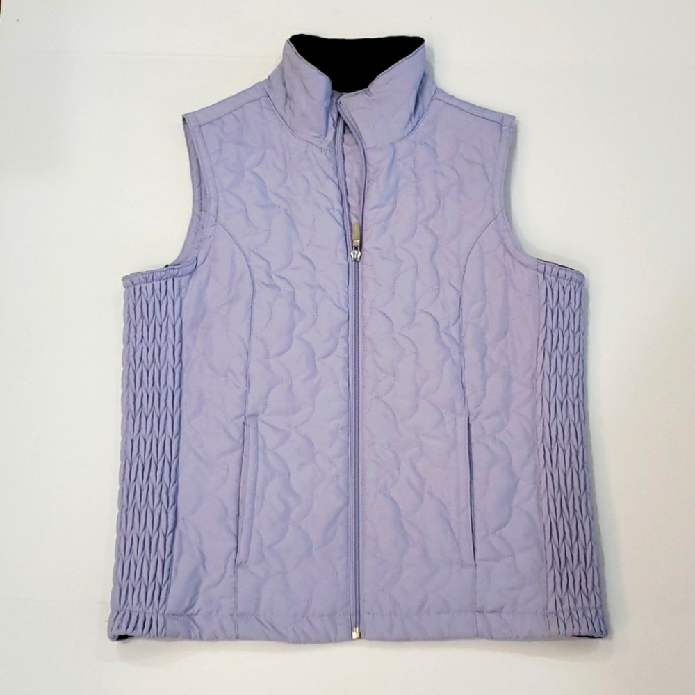 Straight Down Vest Lilac Women's Medium
